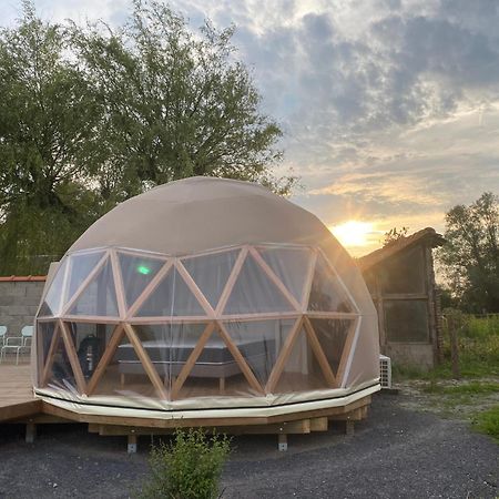 Hotel Dome Geodesique - Baie De Somme Favières Exteriér fotografie