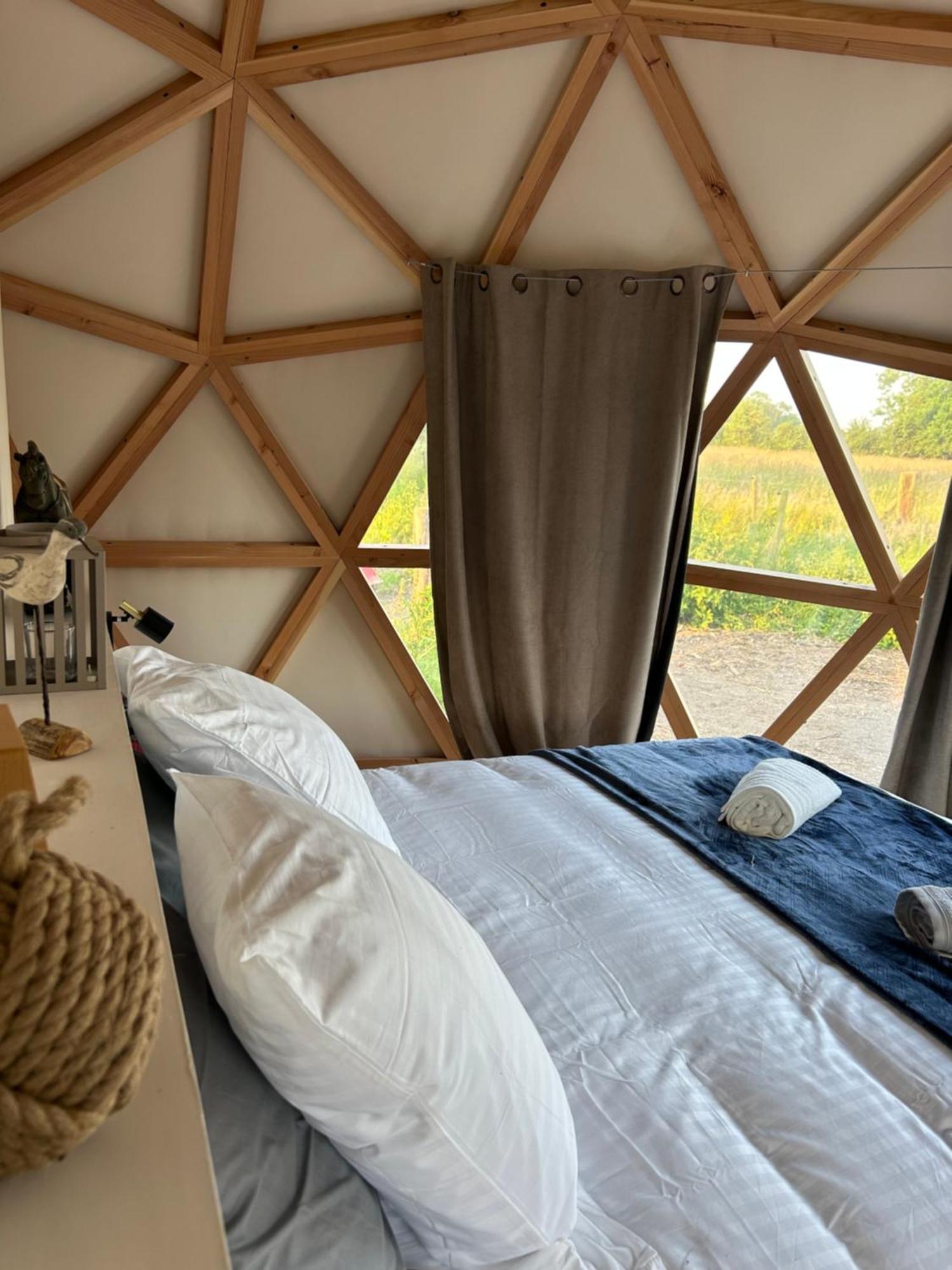Hotel Dome Geodesique - Baie De Somme Favières Exteriér fotografie