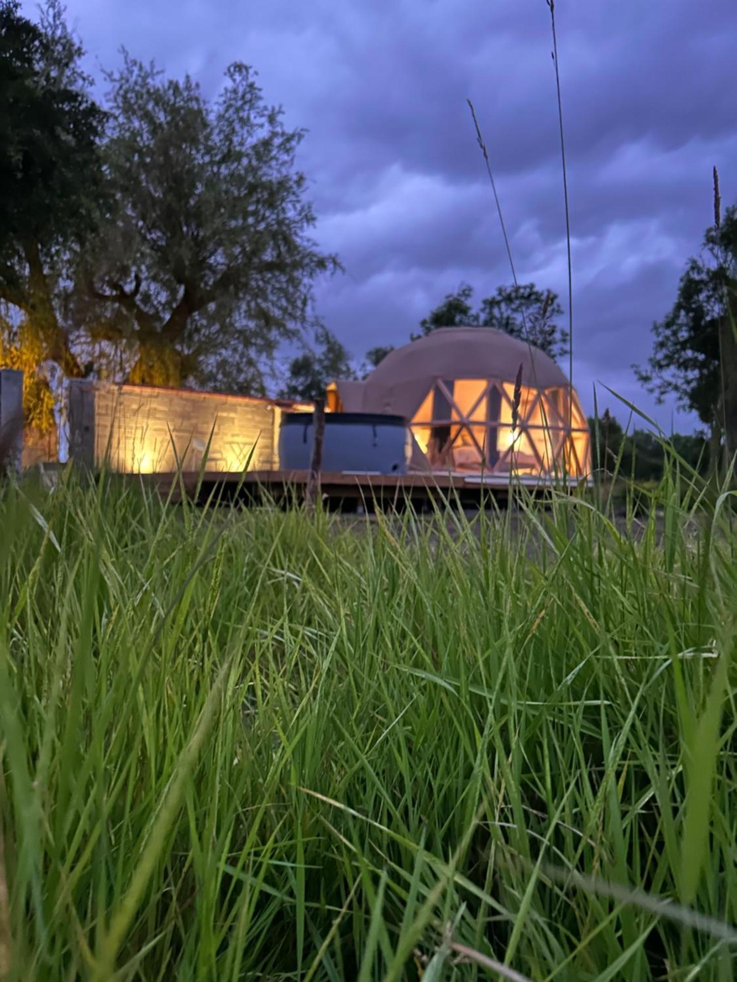 Hotel Dome Geodesique - Baie De Somme Favières Exteriér fotografie